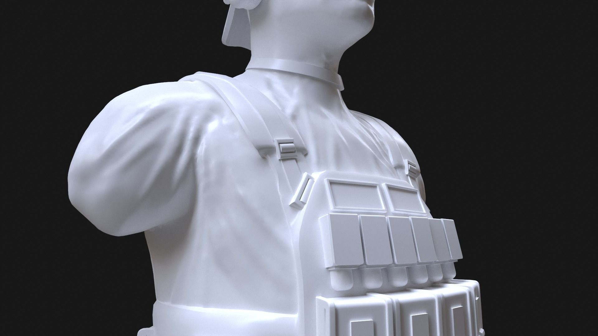Sniper Soldier 3D print model_28