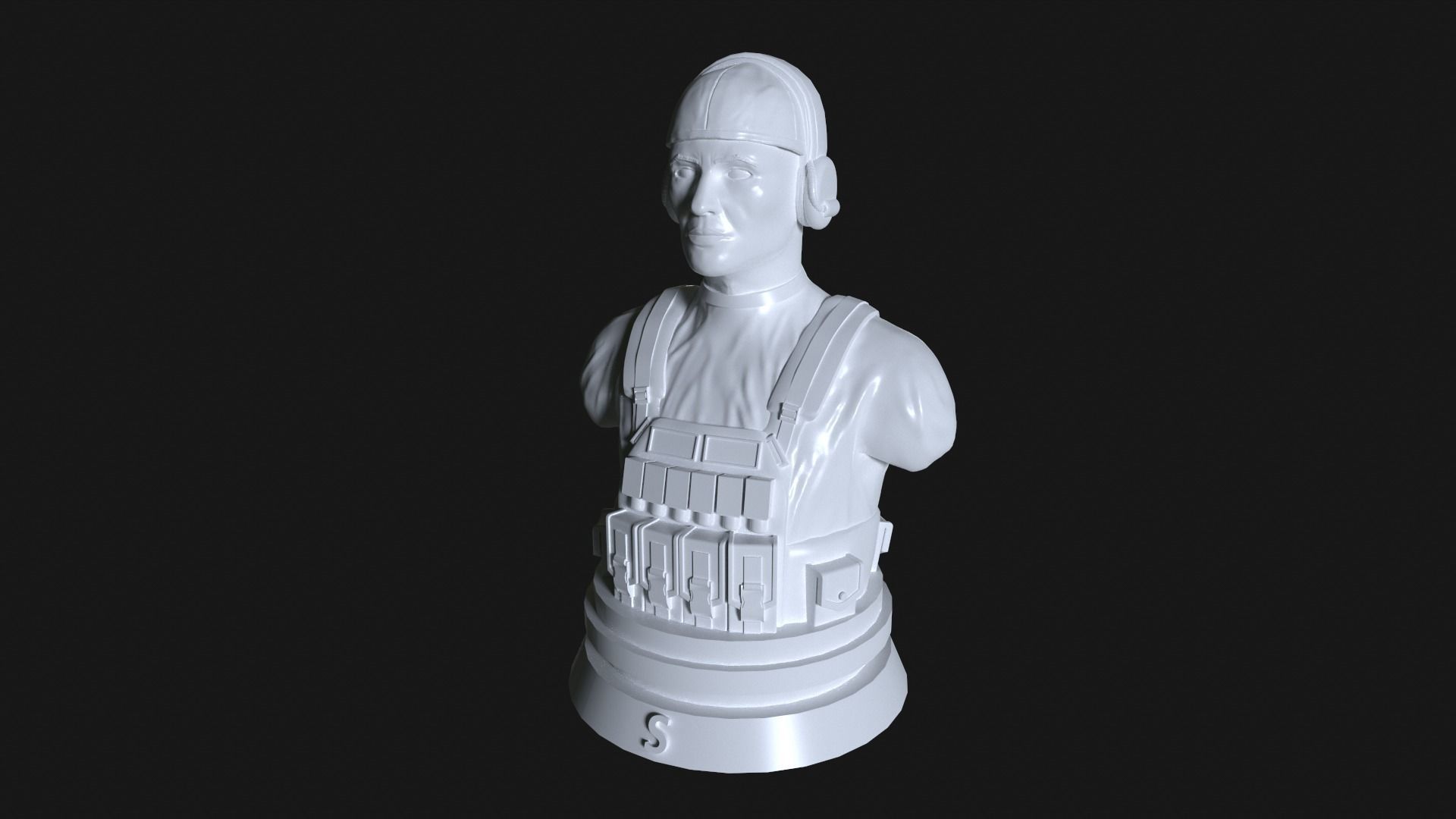 Sniper Soldier 3D print model_2