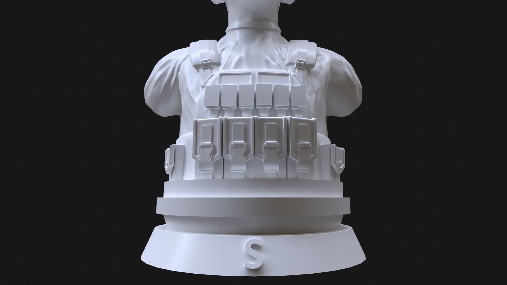 Sniper Soldier 3D print model_23