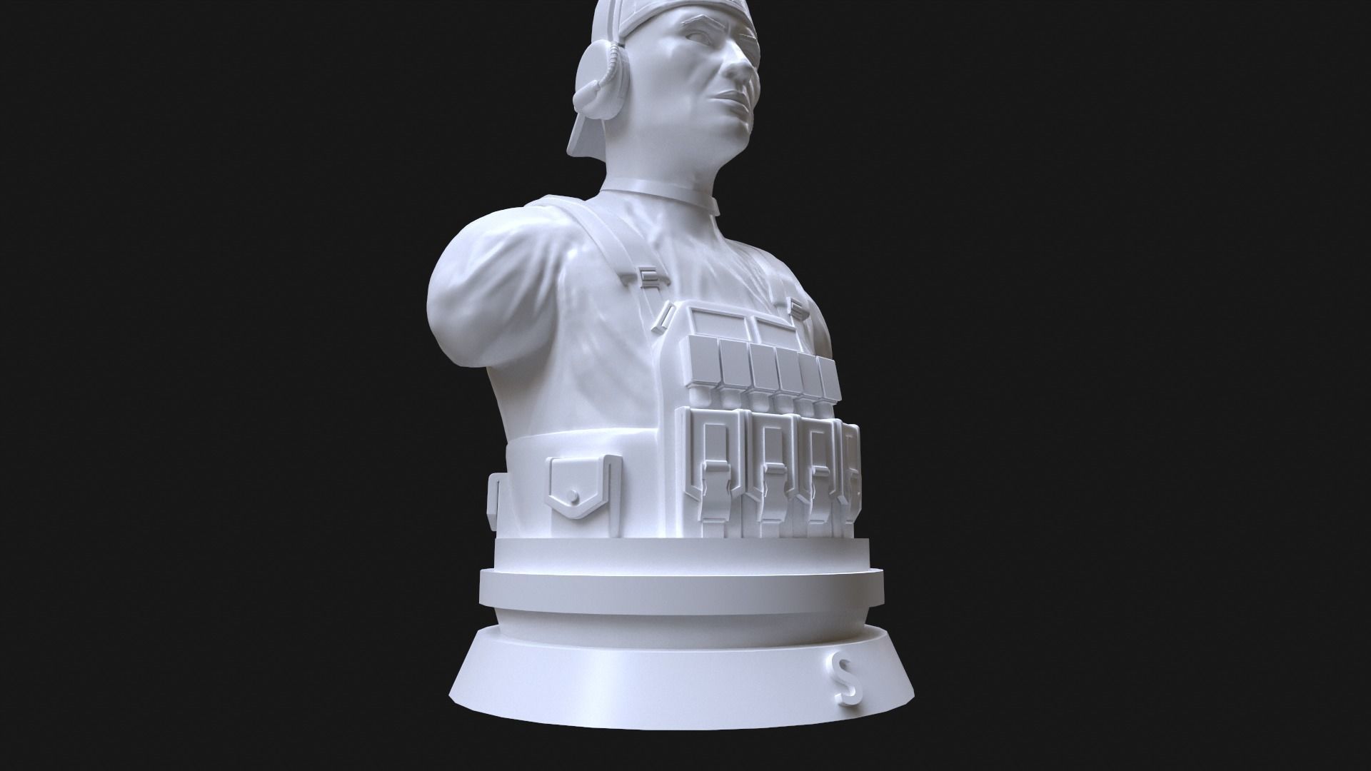 Sniper Soldier 3D print model_26