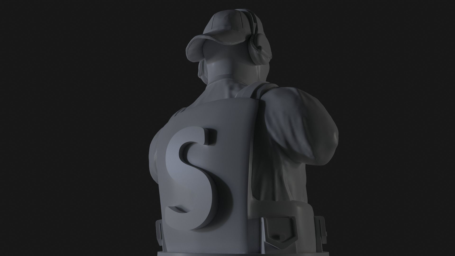 Sniper Soldier 3D print model_38