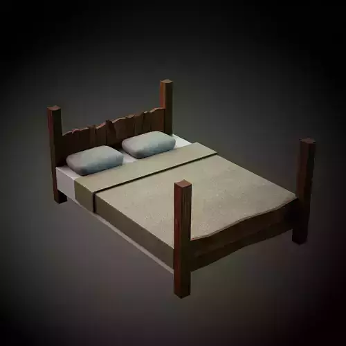 Low Poly Bed