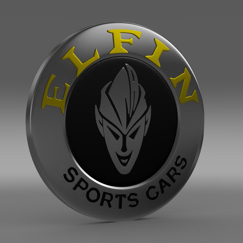 Elfin Logo 3D model_1
