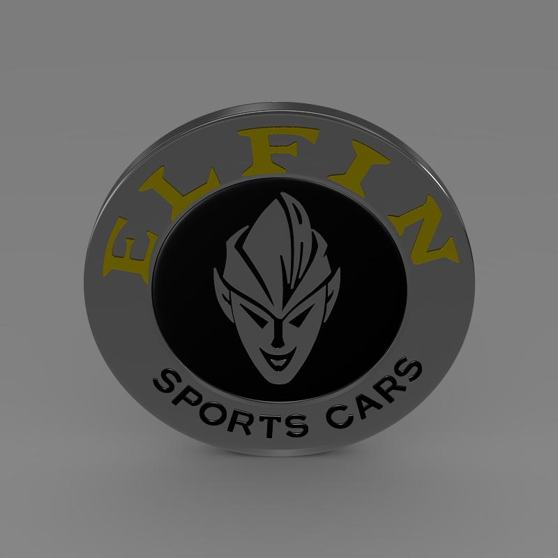 Elfin Logo 3D model_3