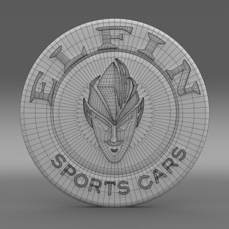 Elfin Logo 3D model_6