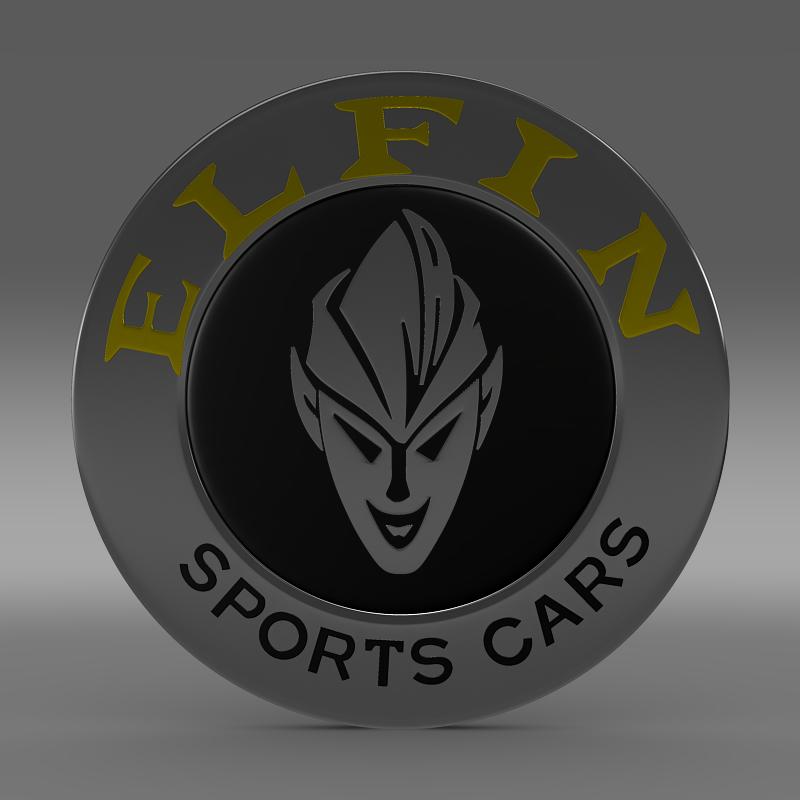 Elfin Logo 3D model_2