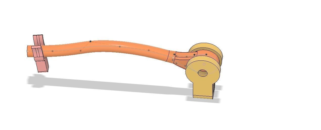 Earring findings 3D print model_2