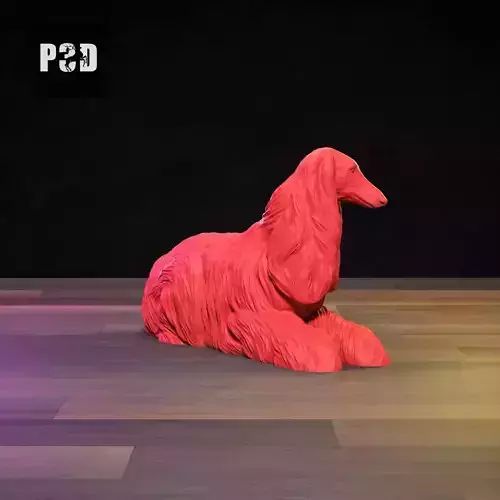 Afghan Hound 3D Print Model Pose 08 3D print model Afghan Hound 3D Print Model Pose 08 3D print model