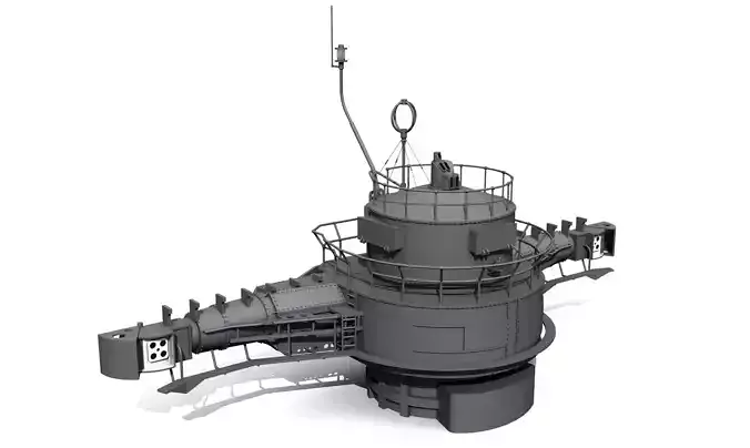 YAMATO 15m range finder scale 1-200 3D print model