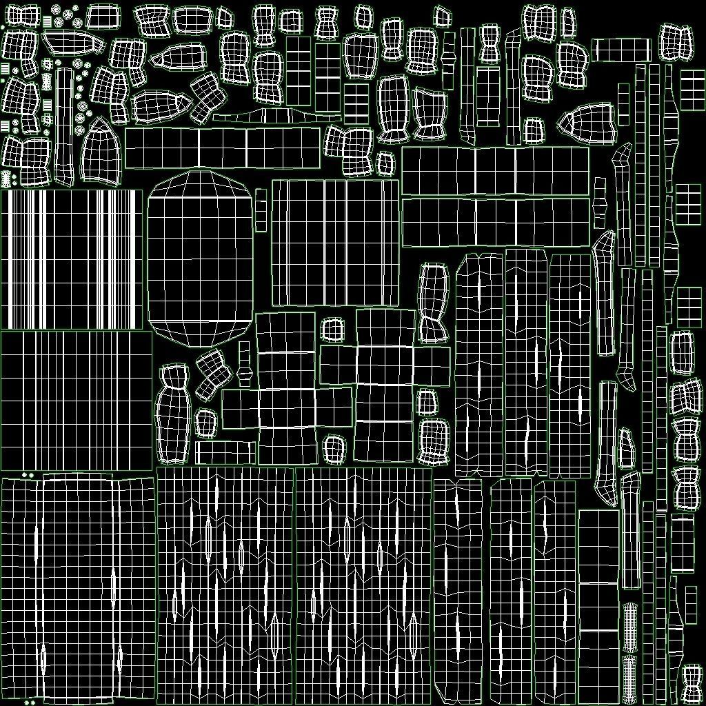 Old Wood Door v3 Low-poly 3D model_20