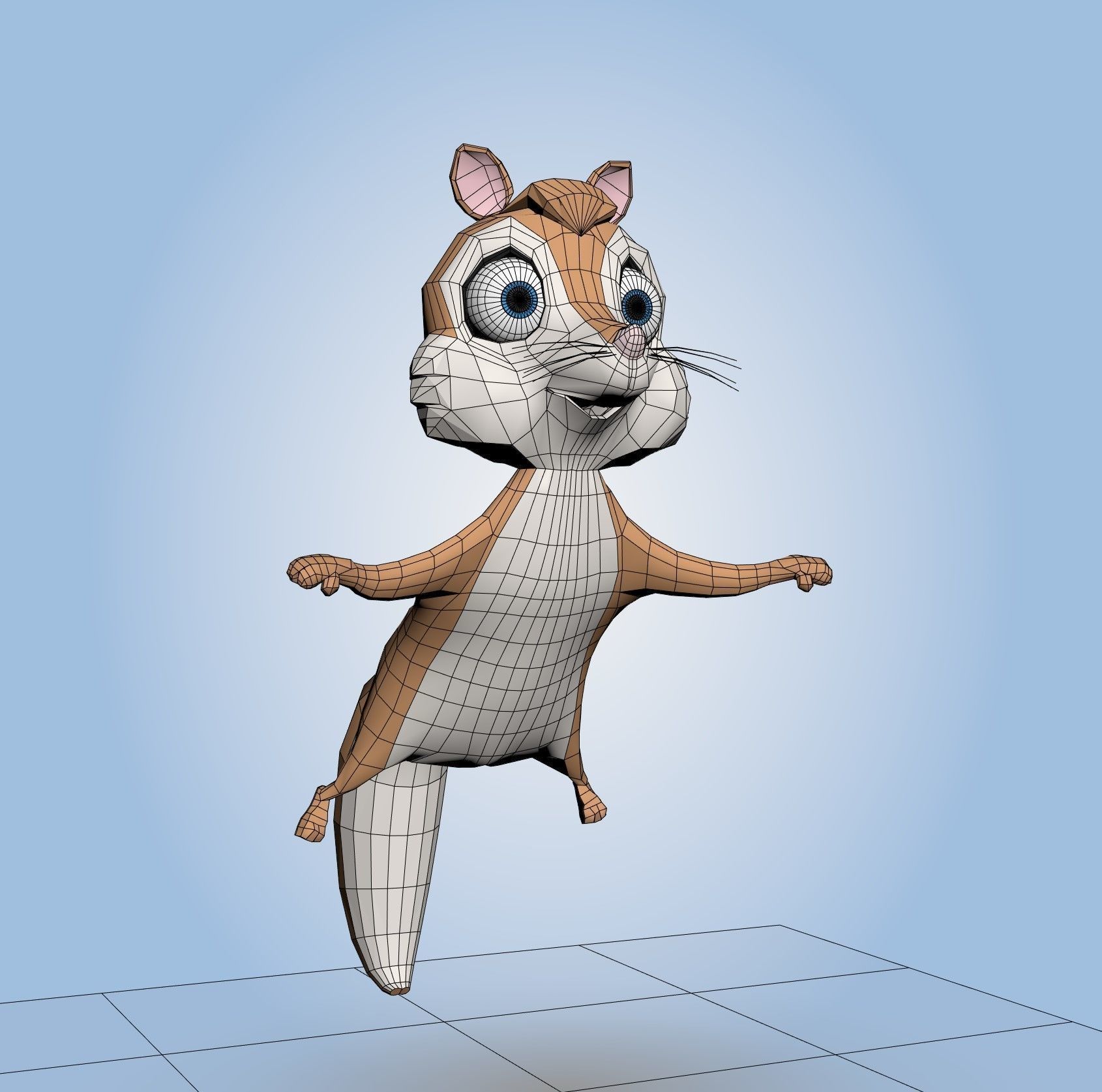 Flying Squirrel 3D model_7
