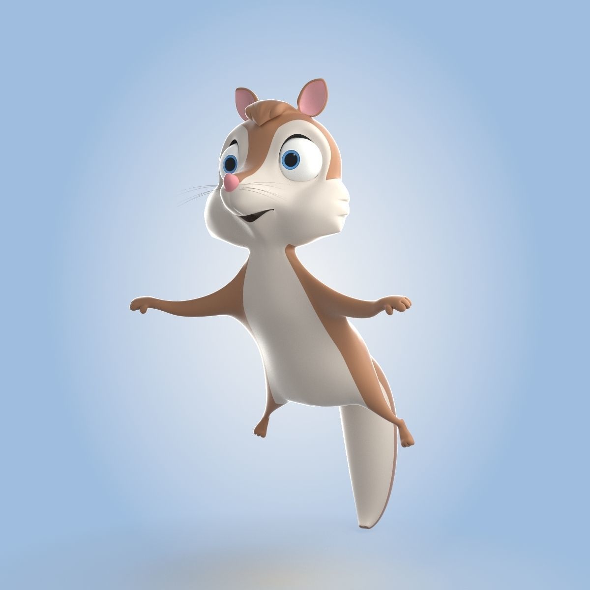Flying Squirrel 3D model_4
