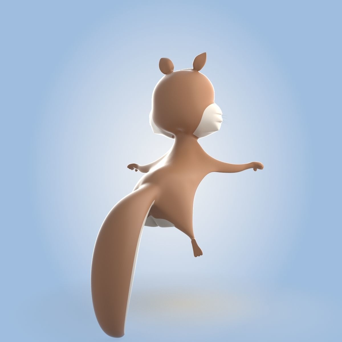 Flying Squirrel 3D model_2