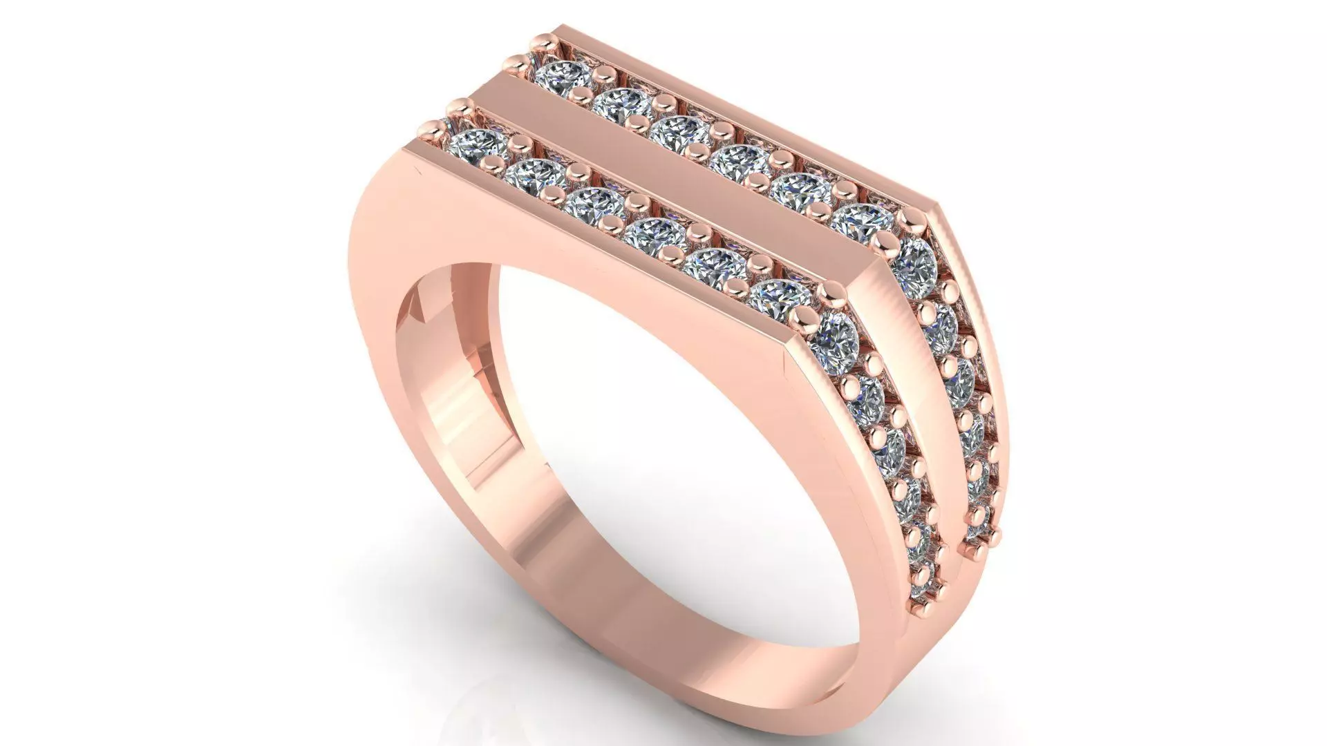 PERMIUM Men Groom Gents Ring 3dm stl obj mtl Free 3D print model