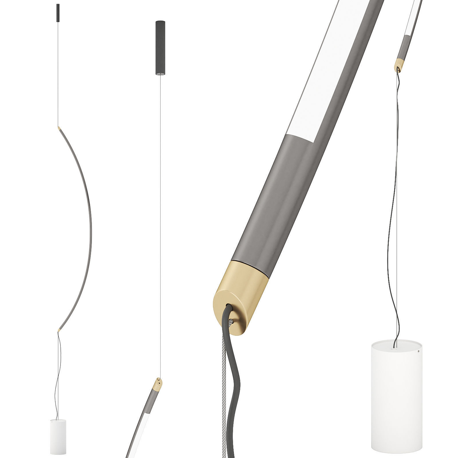 Bow 137 floor lamp 3D model_4