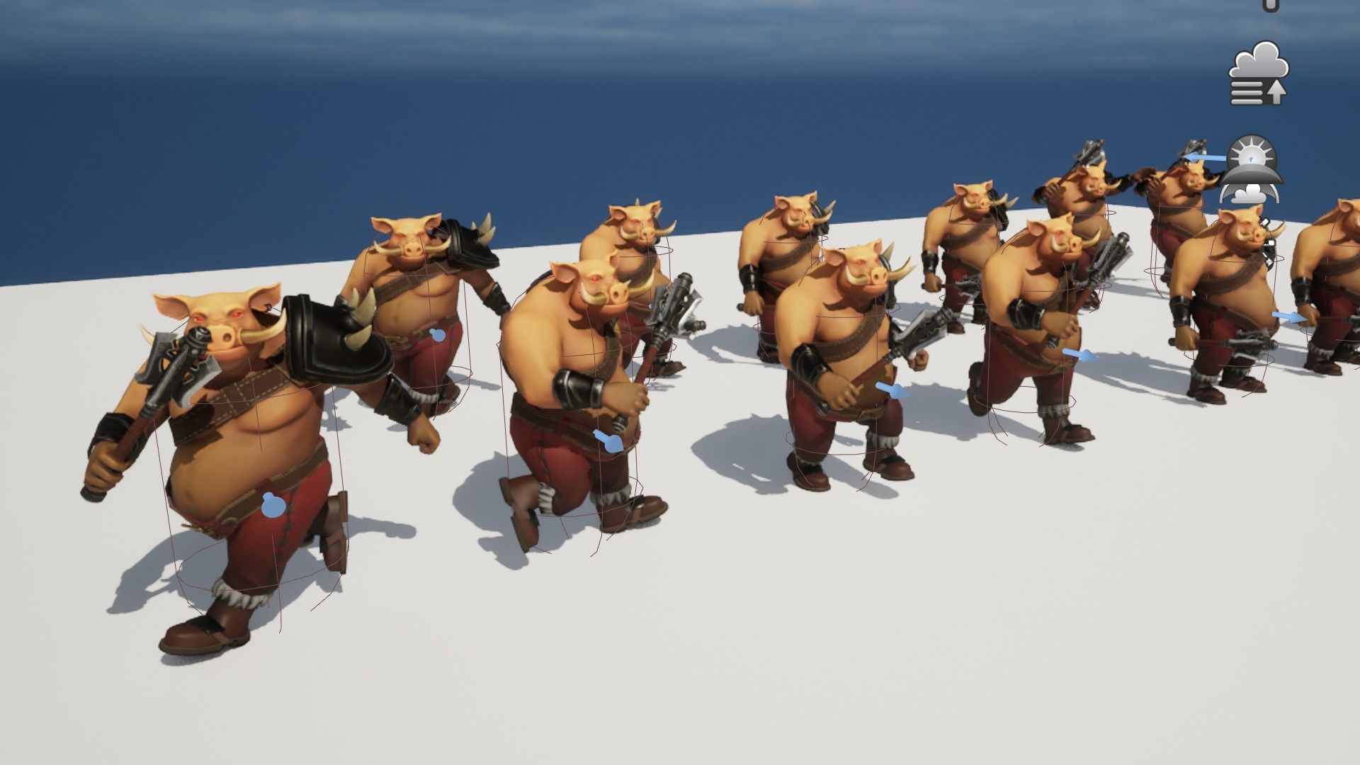 Pig warrior  low-poly 3D model Low-poly 3D model_4