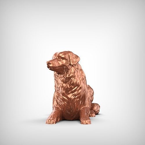 Australian Shepherd Dog 3D Print Model Pose 09 3D print model