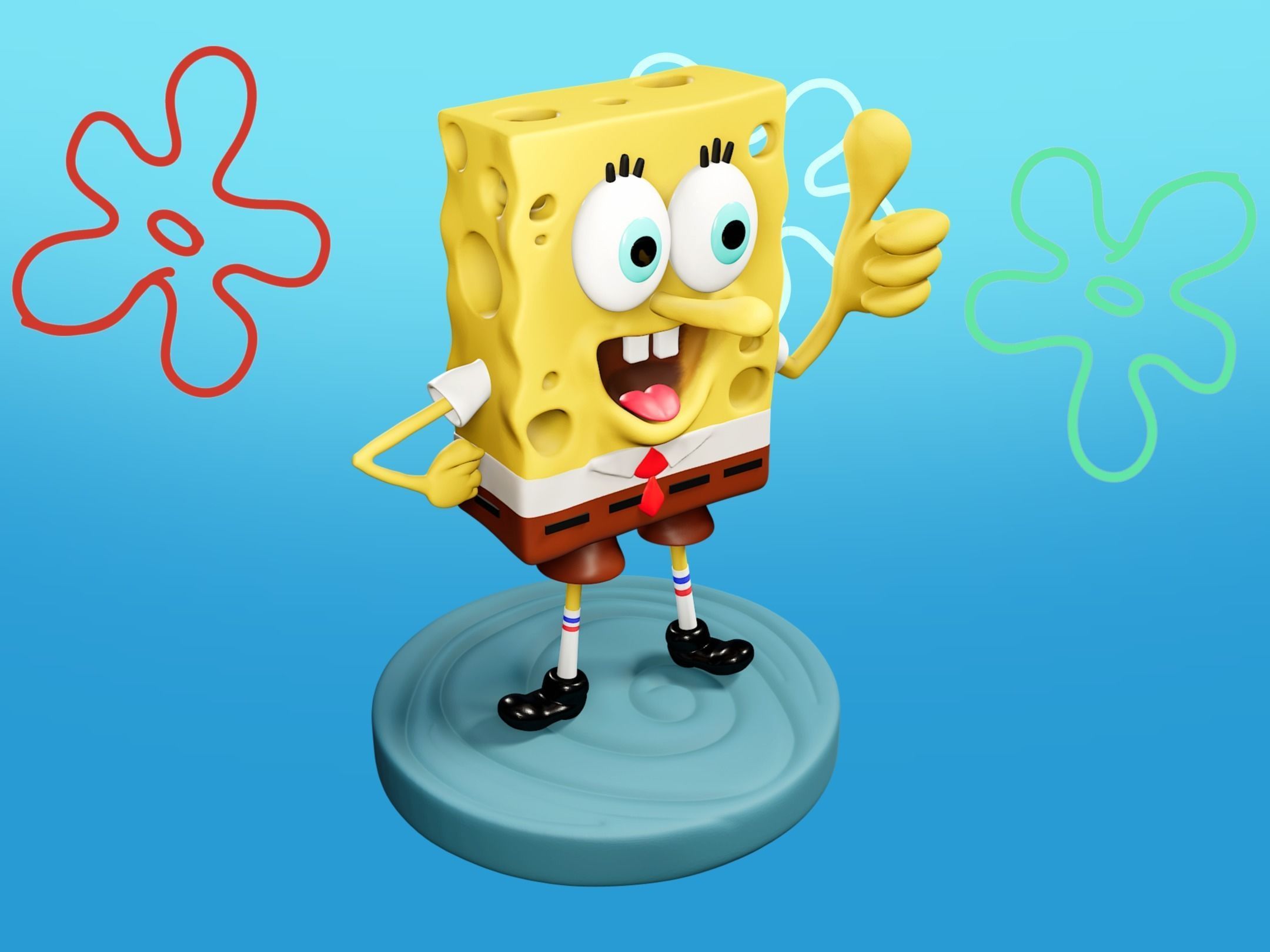 SpongeBob SquarePants 3D print model 3D print model_1