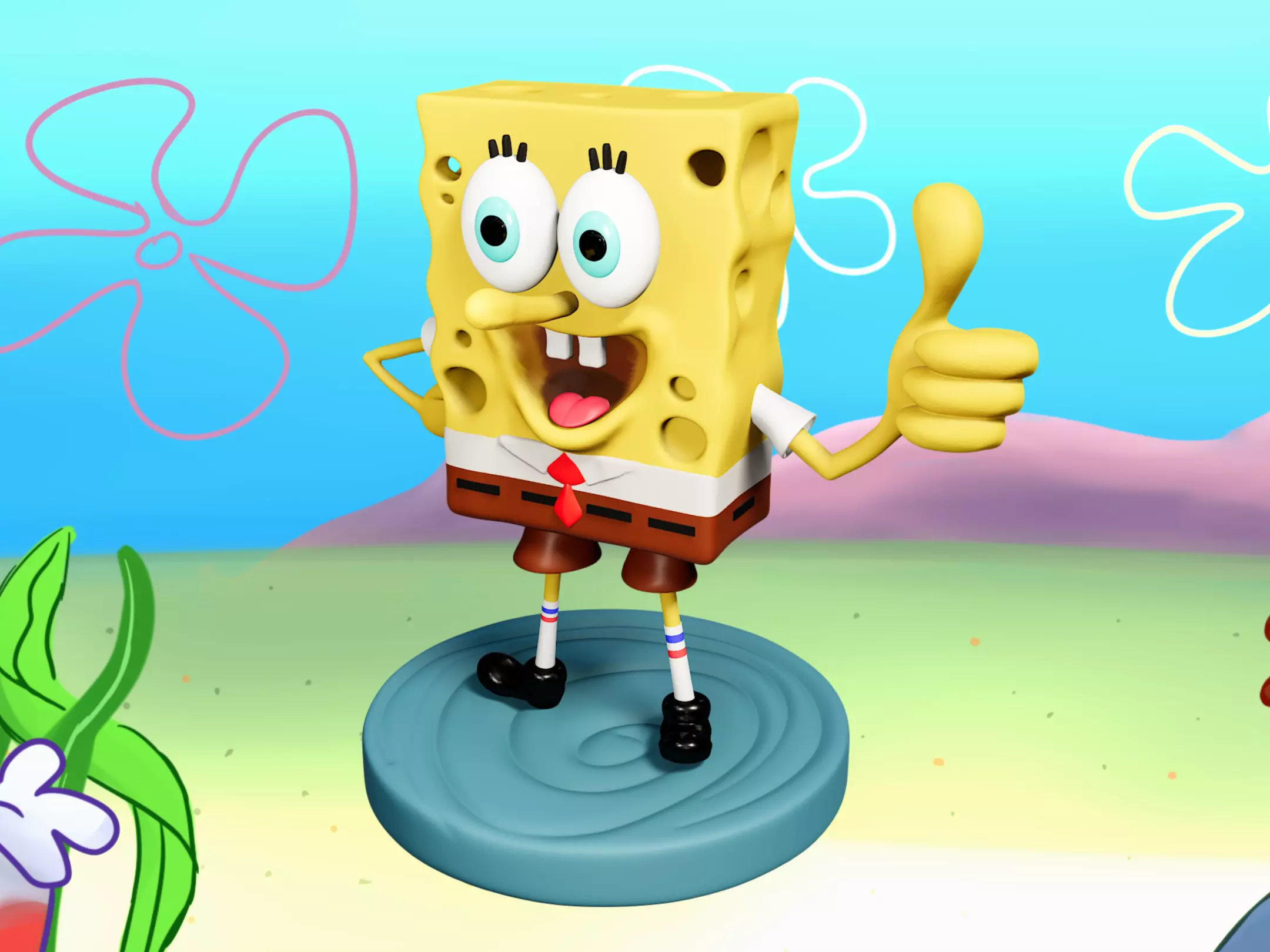 SpongeBob SquarePants 3D print model 3D print model_0