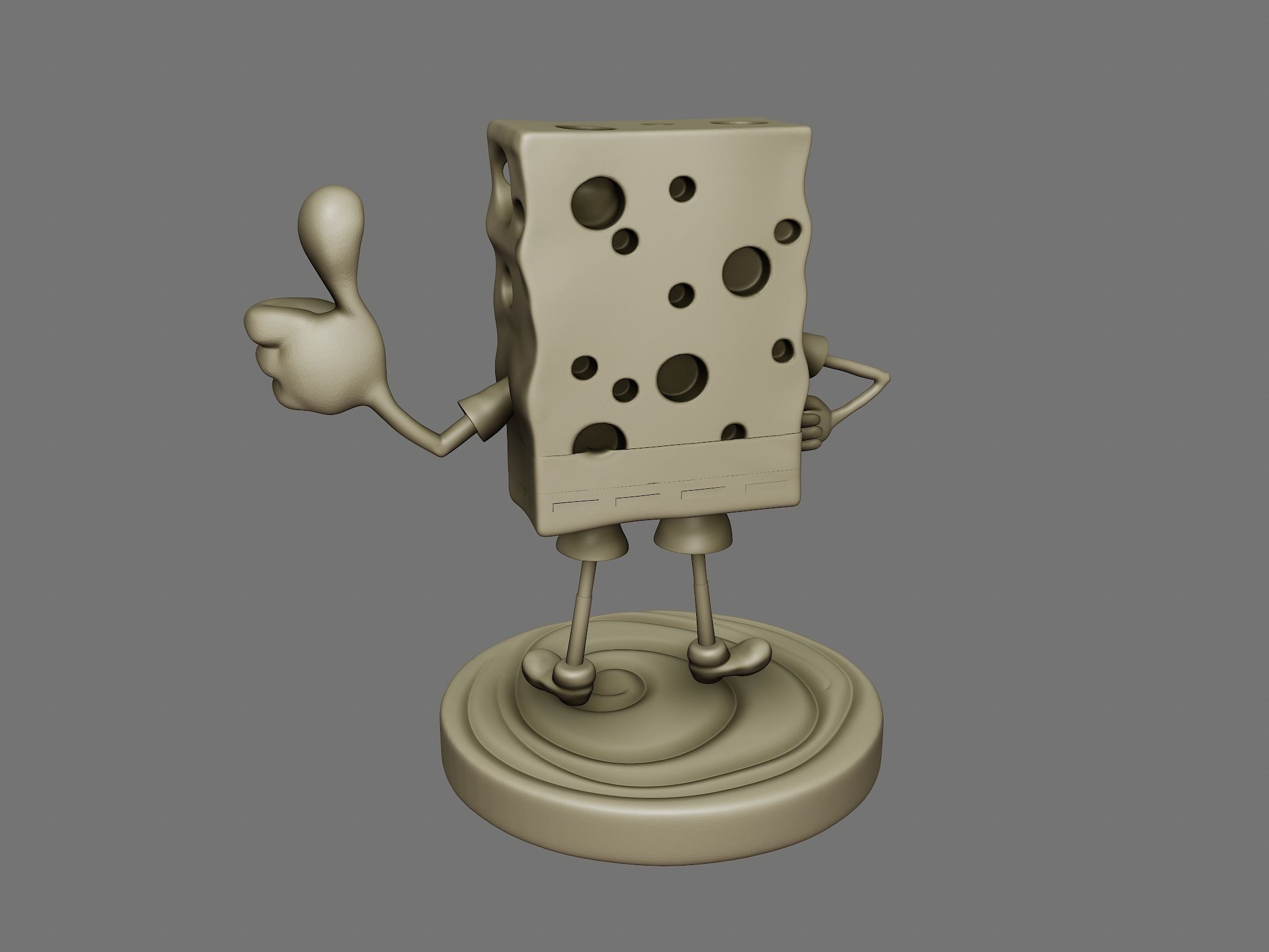 SpongeBob SquarePants 3D print model 3D print model_4