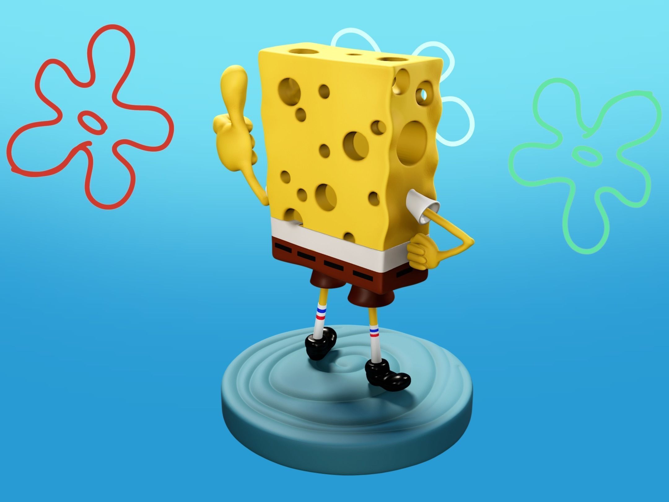 SpongeBob SquarePants 3D print model 3D print model_2