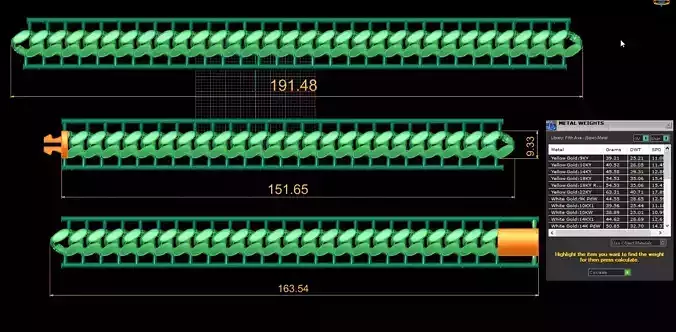 9 mm gurmet kolye no stone 3d print model