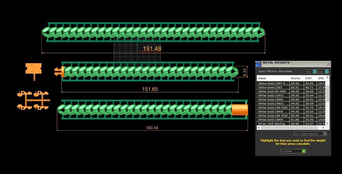 9 mm gurmet kolye no stone 3d print model 3D print model_1