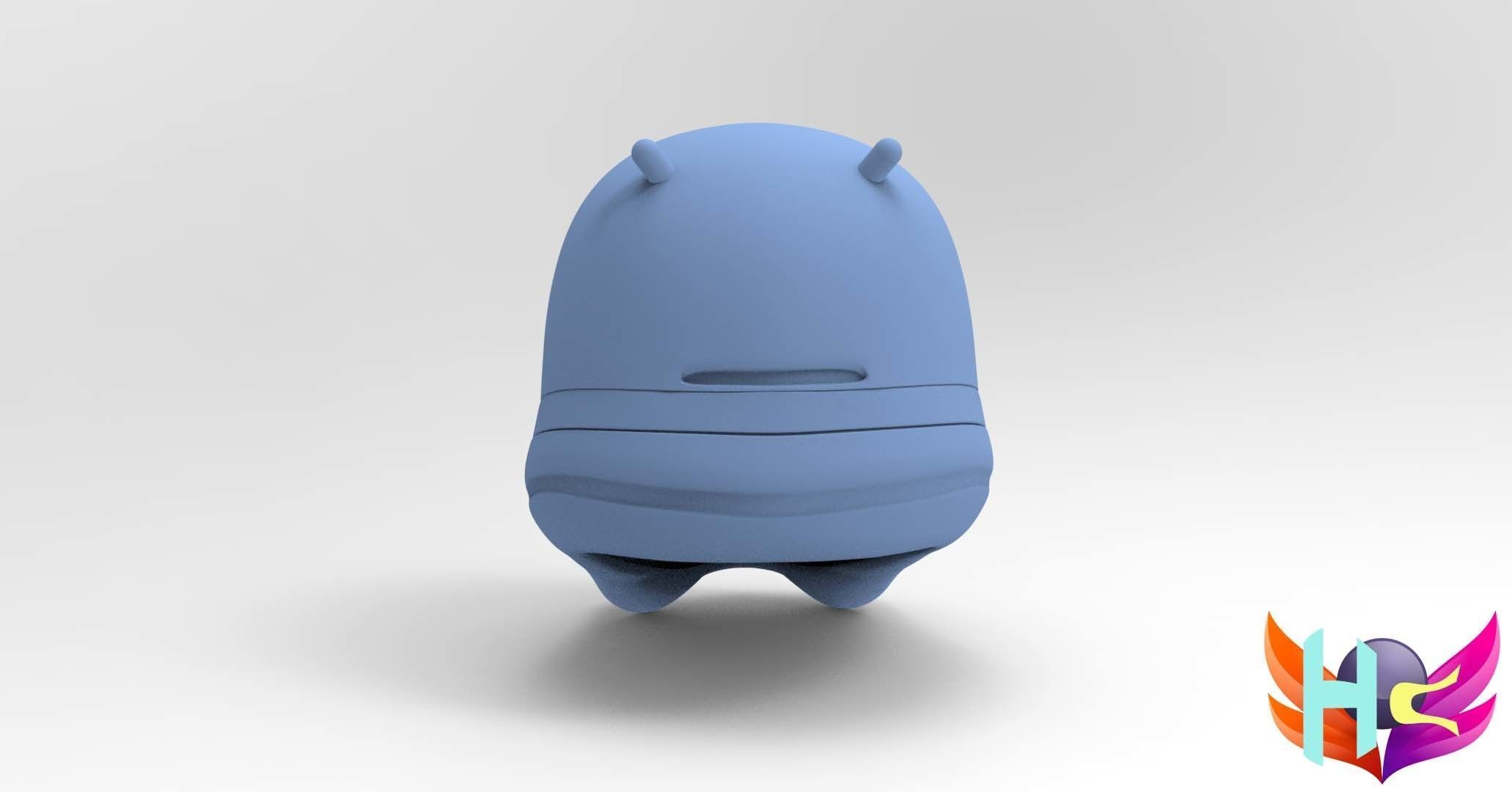 Snow trooper helmet from starwars 3D model_4