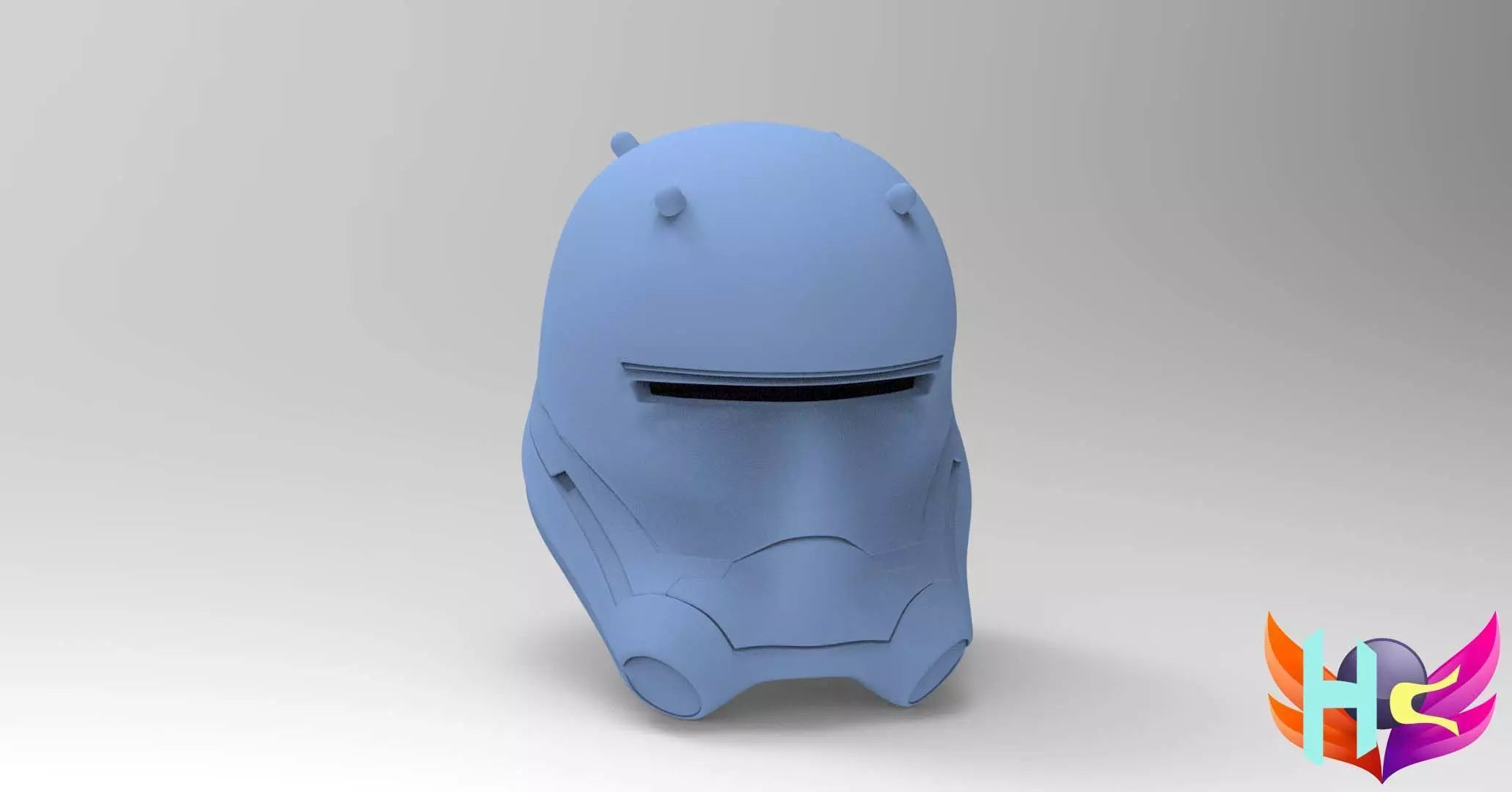 Snow trooper helmet from starwars 3D model_0