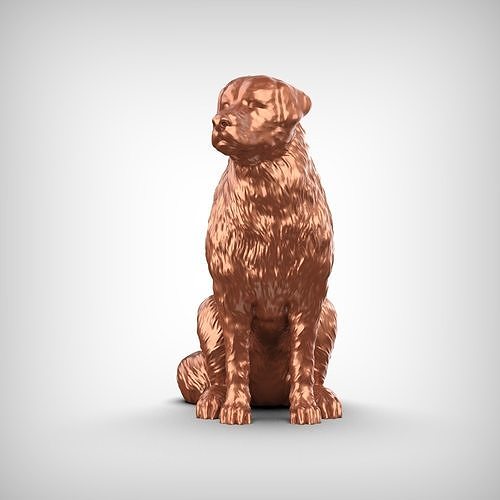 Anatolian Shepherd Dog 3D Print Model Pose 06 3D print model