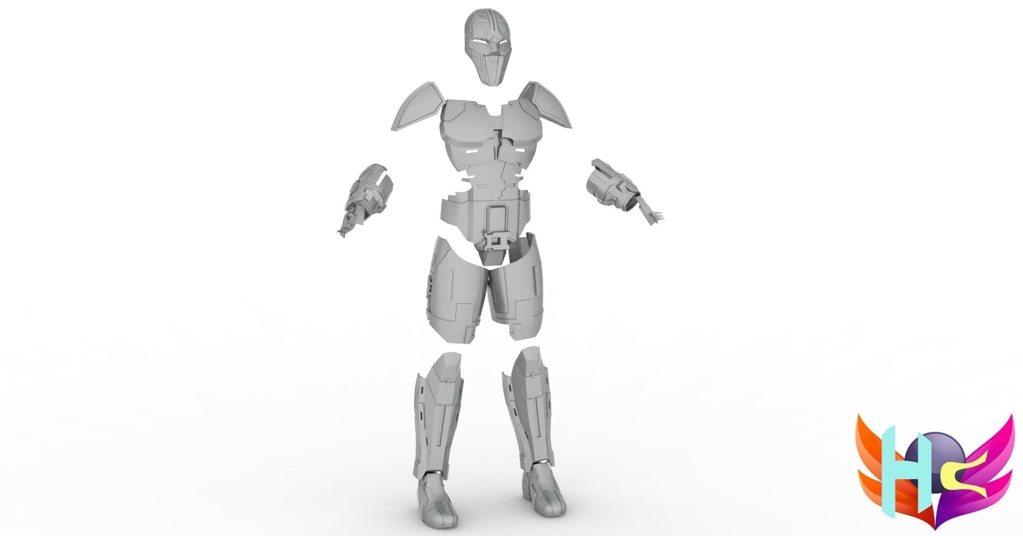 Sith Acolyte Armor  3D model_1