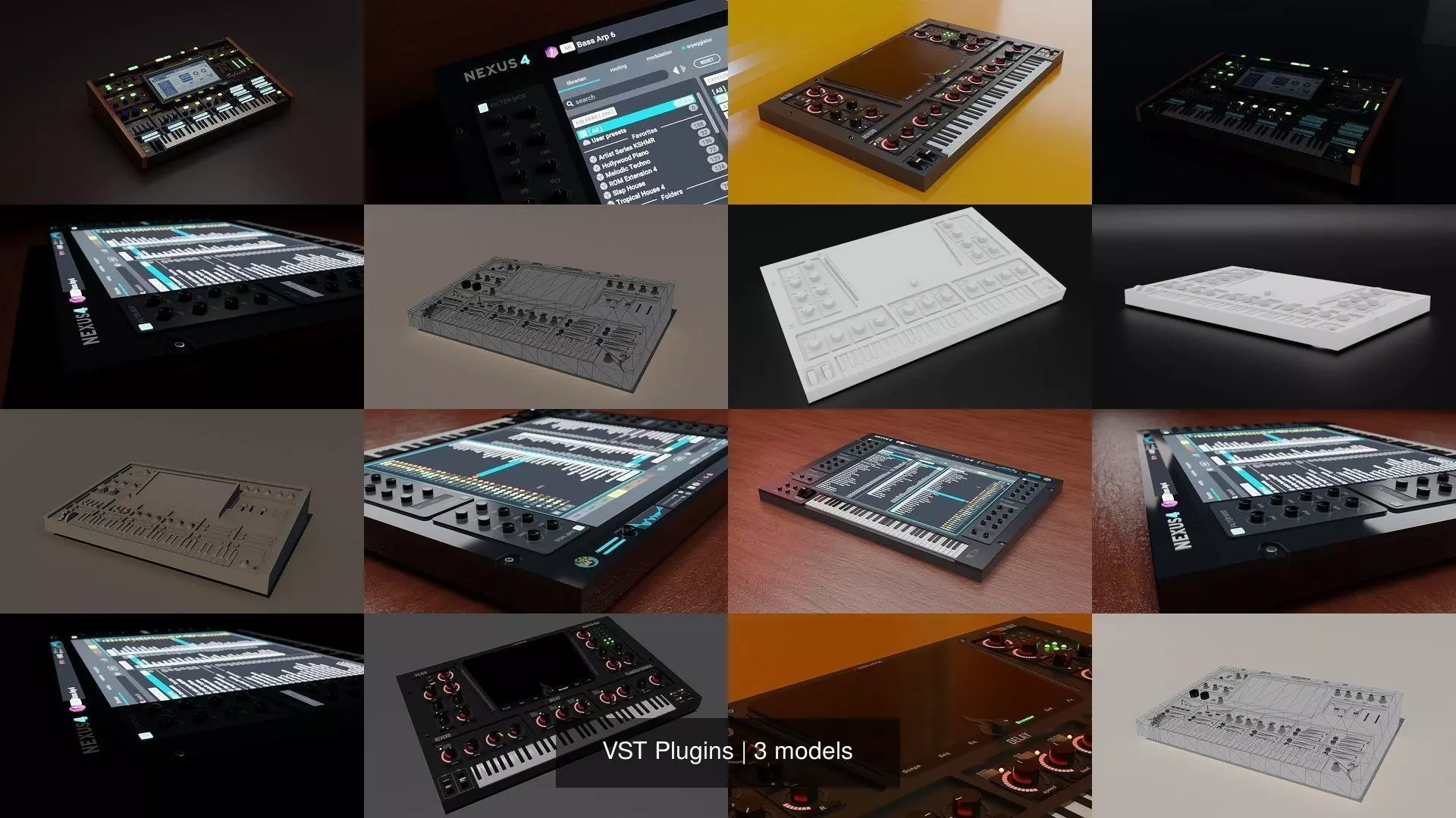 VST Plugins 3D Model Collection_0