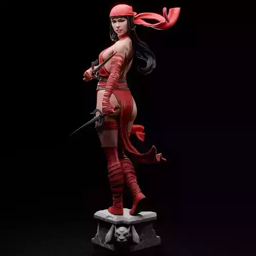 Elektra statue 3D print model