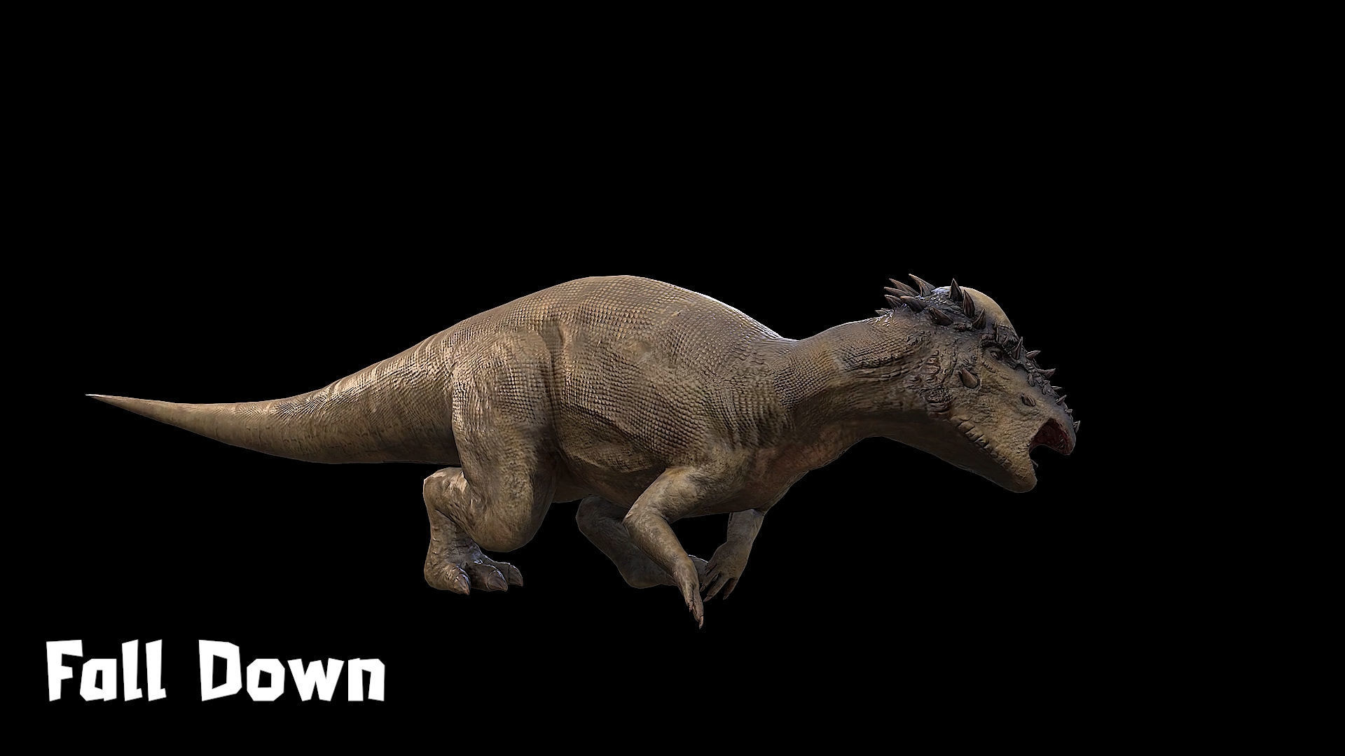 Pachycephalosaurus - Thick-Headed Lizard Low-poly 3D model_27