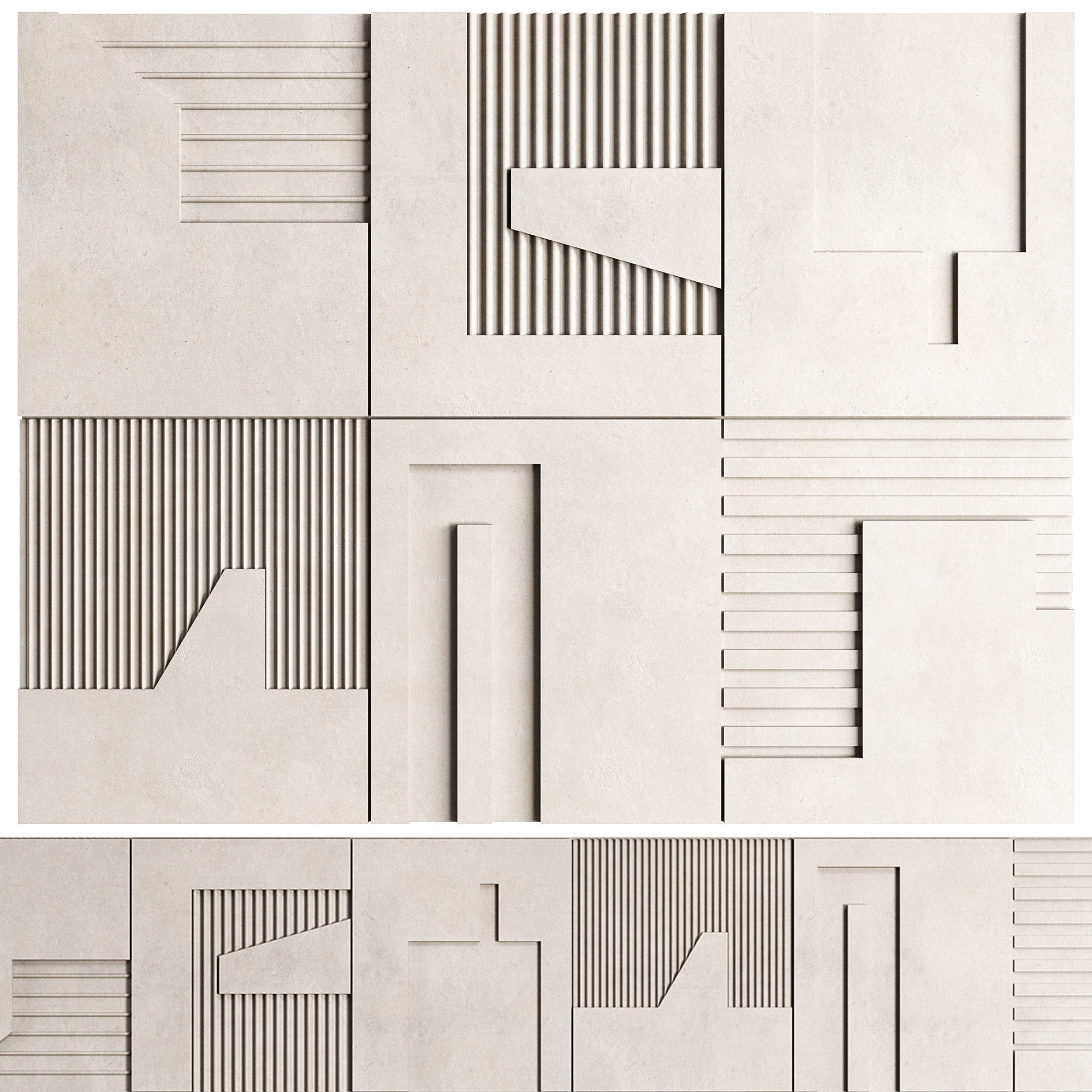 SETSQUARES by Kathy Dalwood Low-poly 3D model_2