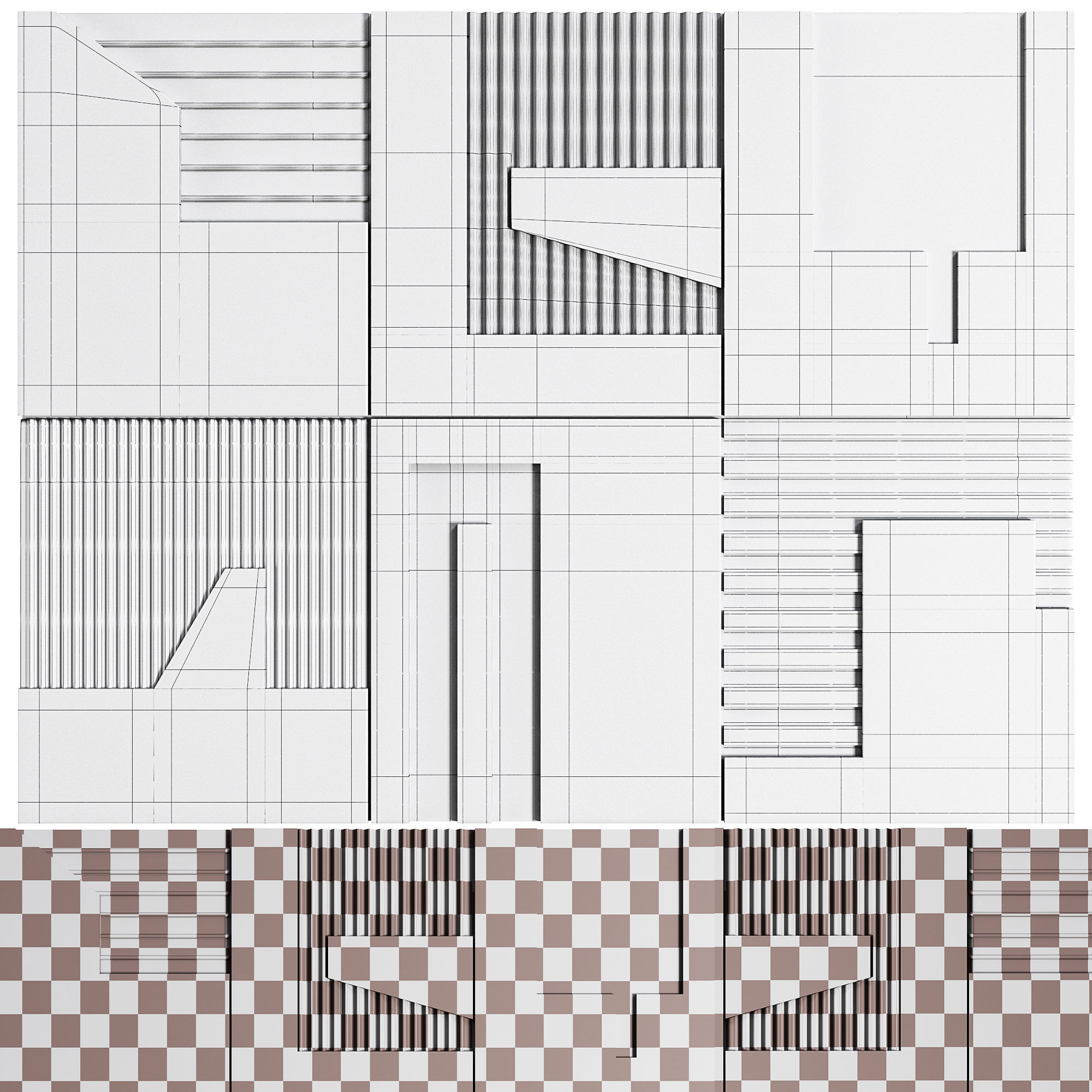 SETSQUARES by Kathy Dalwood Low-poly 3D model_7