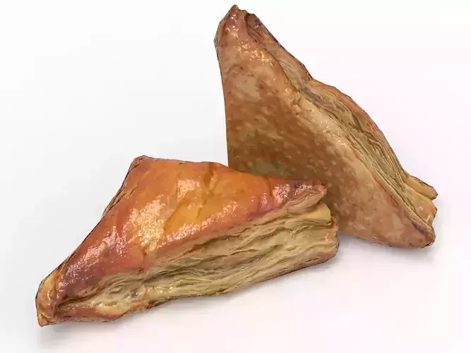 Pie Chicken Apple Pineapple  Puff cake bread