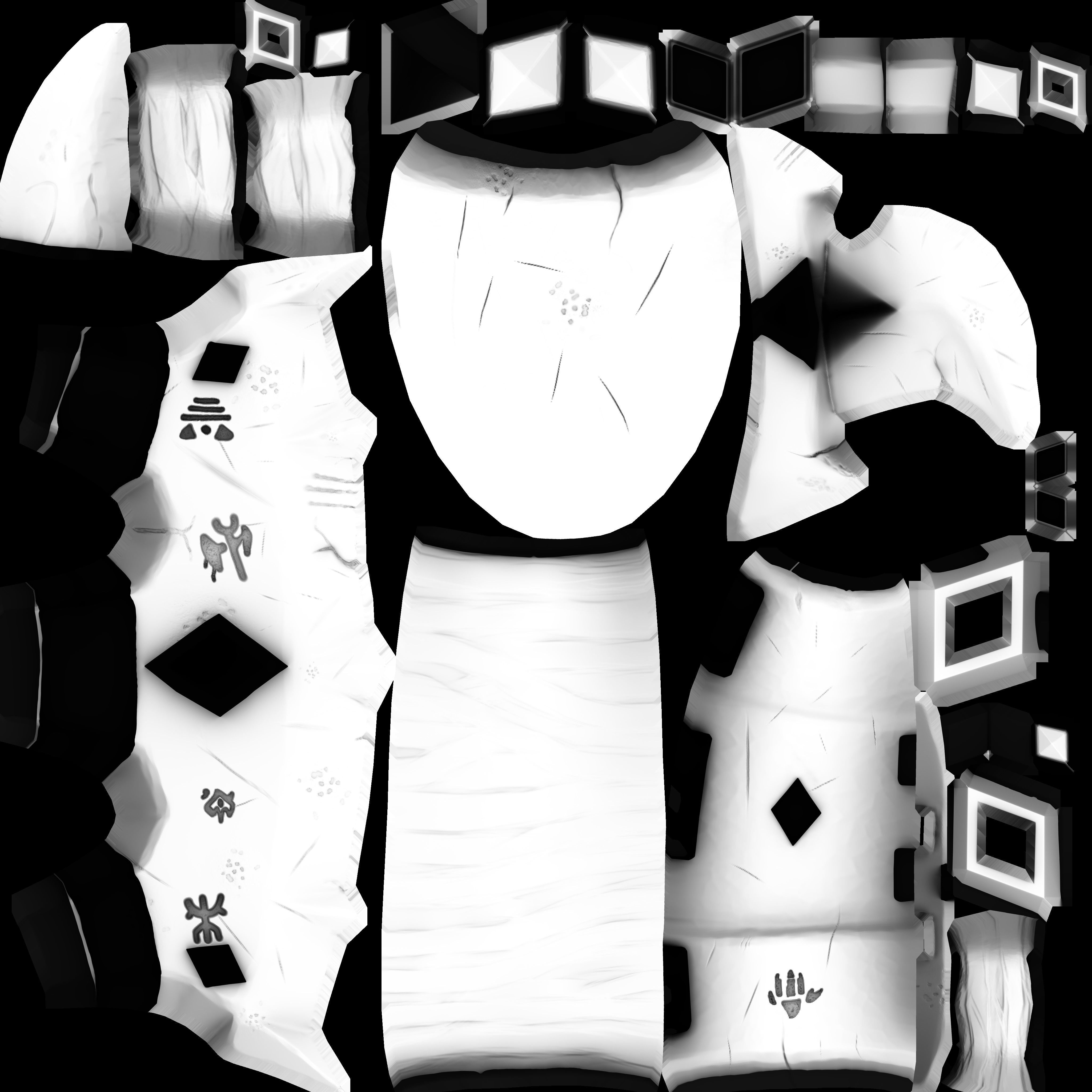  Stylized Axe GameReady Low-poly 3D model_13