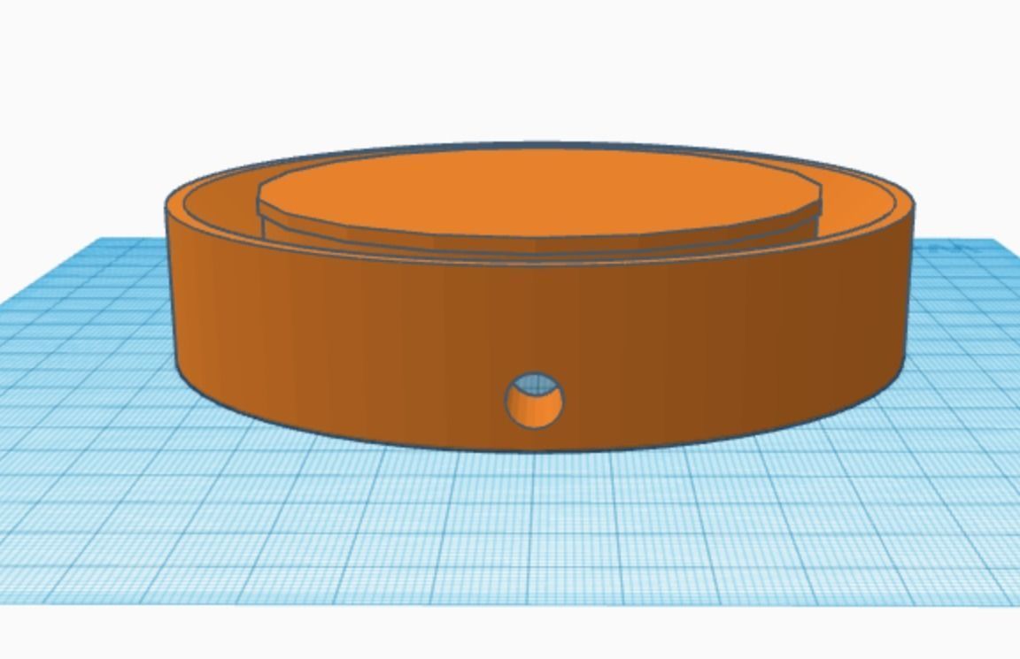 stand with led slot 3D print model_2