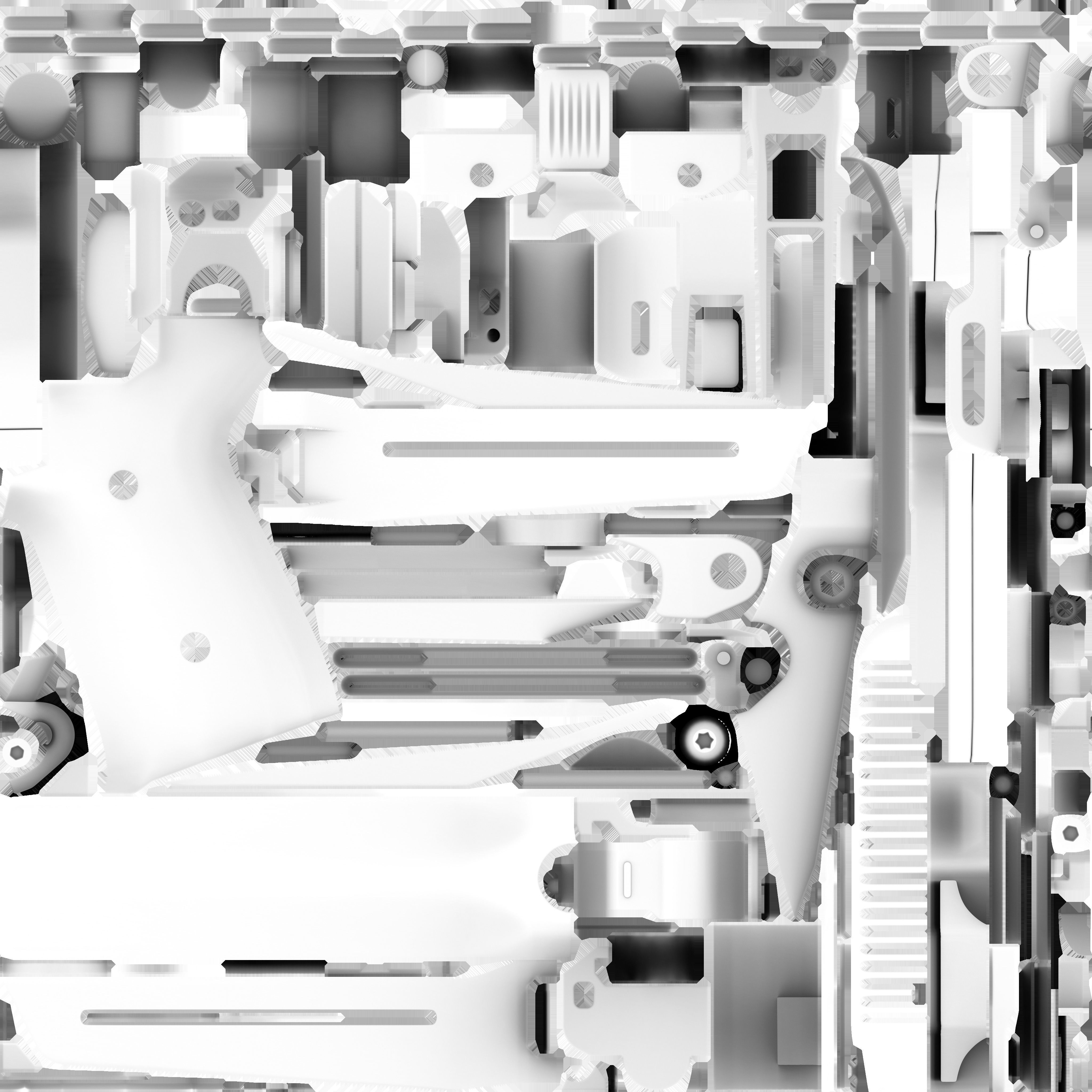 UMP evo gun  3D model_7