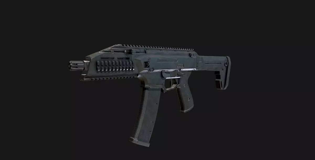 UMP evo gun  3D model_0