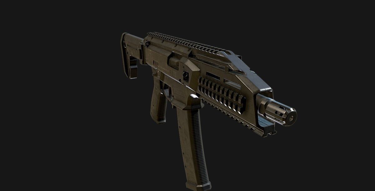 UMP evo gun  3D model_5