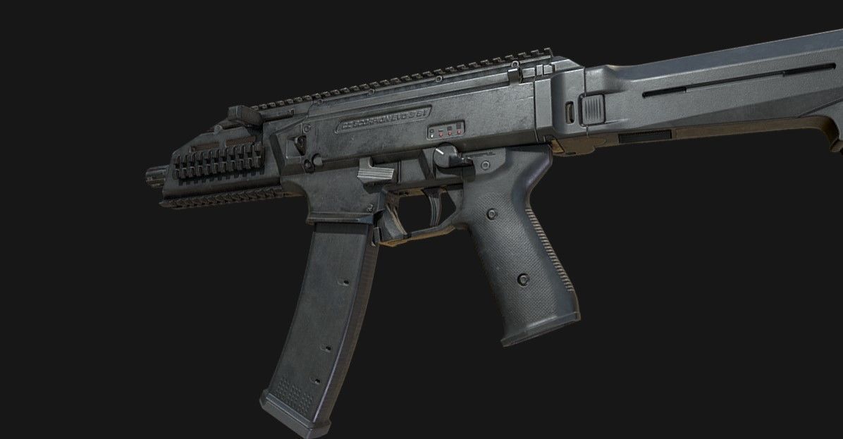 UMP evo gun  3D model_1