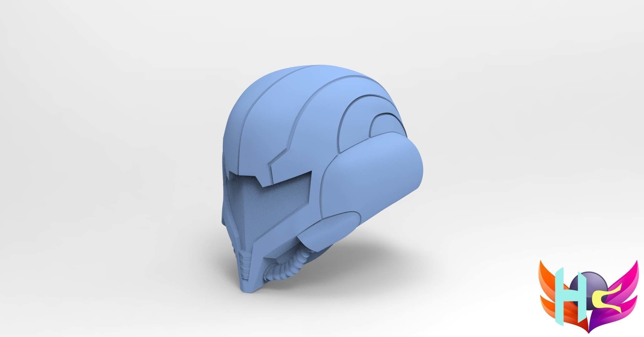 Samus Aran Helmet  3D model_2
