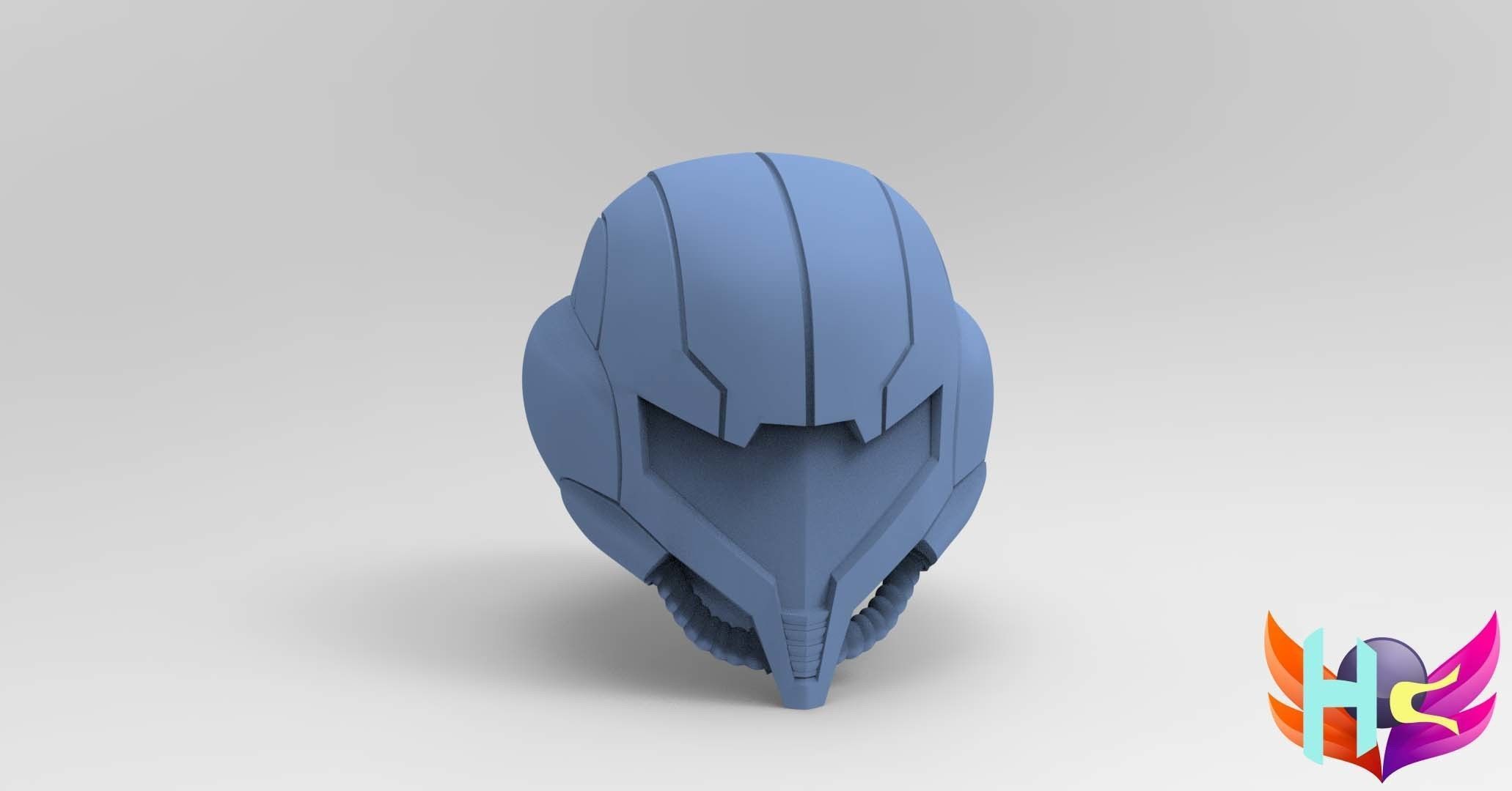 Samus Aran Helmet  3D model_1