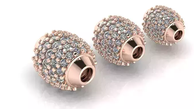 UNIQUE DIAMOND BALLS JEWELLERY ACCESSORY 3D print model
