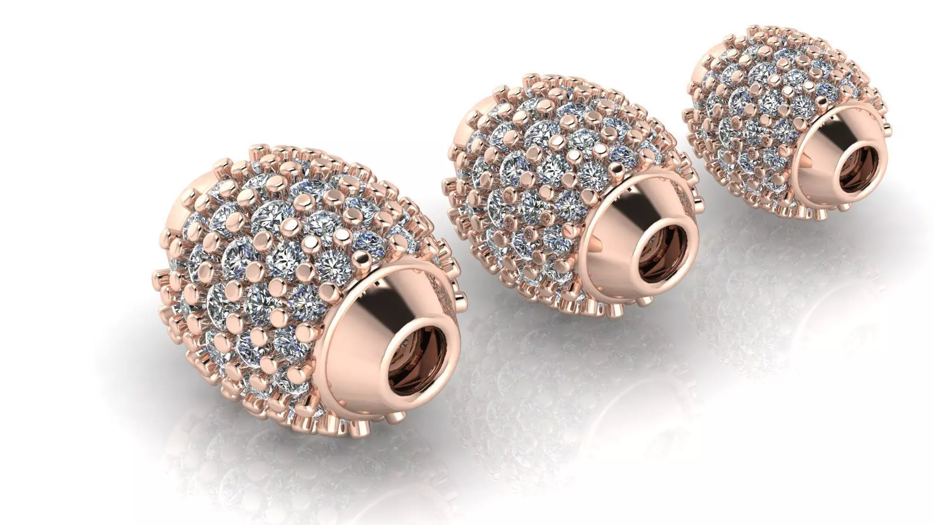 UNIQUE DIAMOND BALLS JEWELLERY ACCESSORY 3D print model