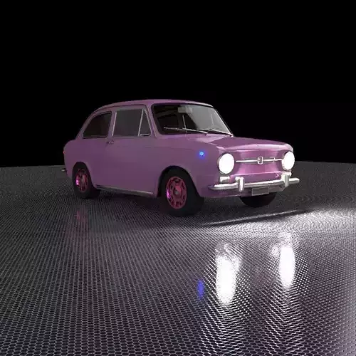 Mini Car Purple