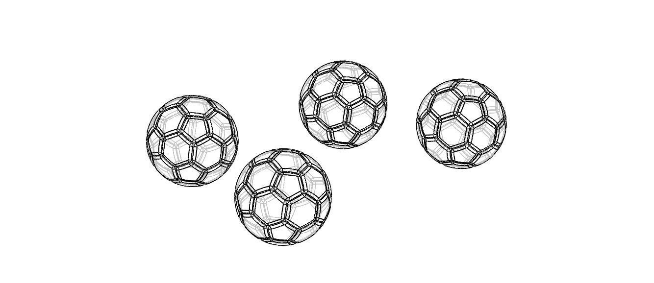 Coloured Plastic Football Ball 20 cm 3D print model_39