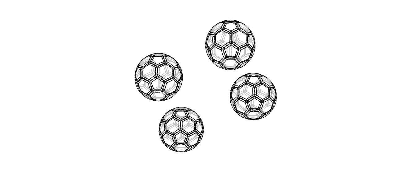 Coloured Plastic Football Ball 20 cm 3D print model_27